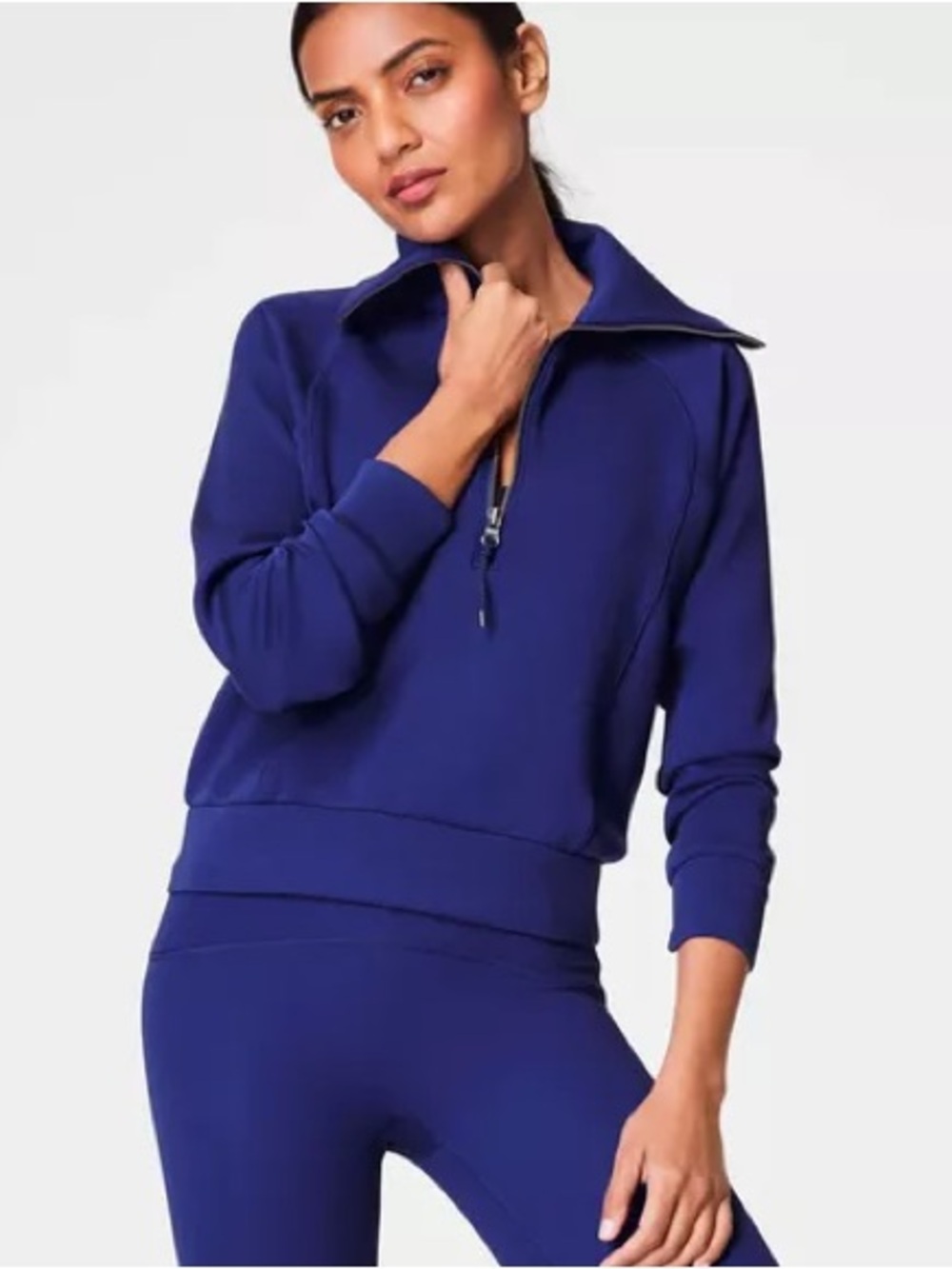 SPANX AirEssentials Half Zip Sweater